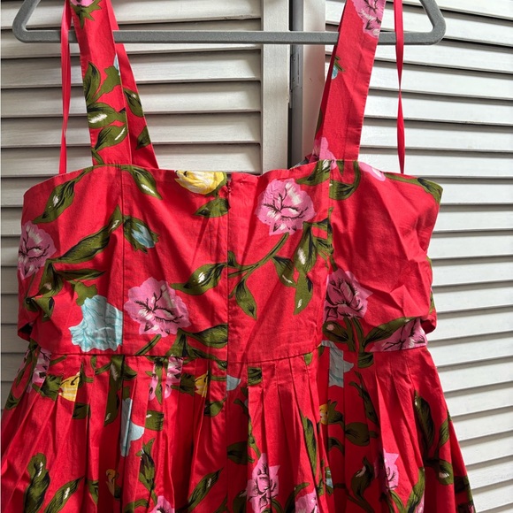 Vineyard Vines Kentucky Derby Tie-Top Dress Size 16 Rose Coral Red - Picture 5 of 6